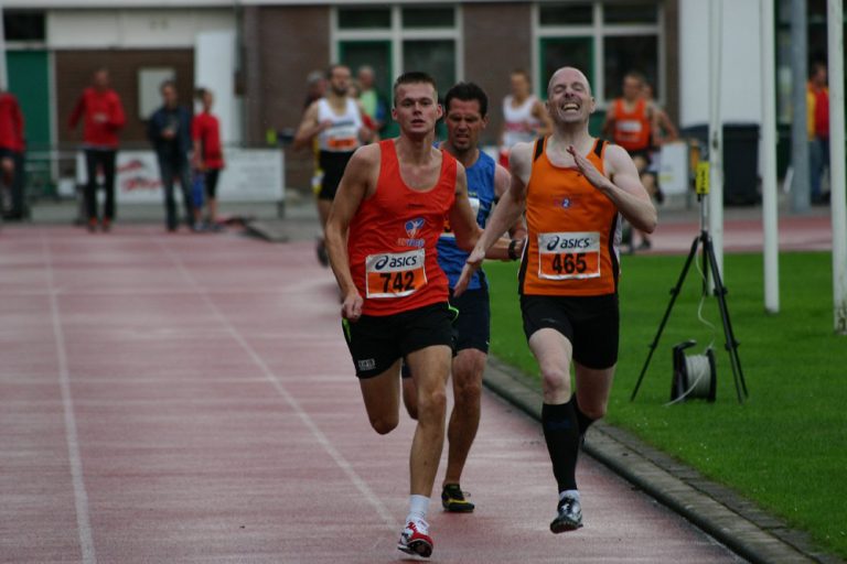 Cornelis tijdens zijn pr in Apeldoorn